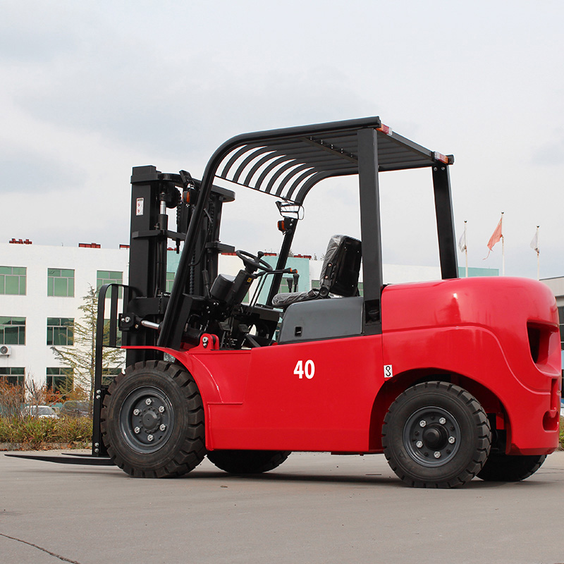 Electric reach forklift