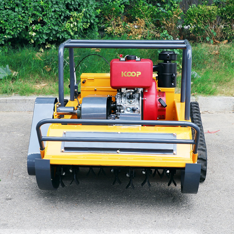 Self propelled petrol lawnmower