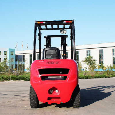 Electric warehouse forklift