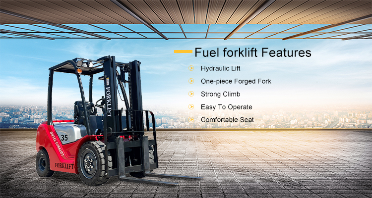 Electric reach forklift