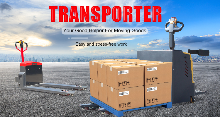 Manual forklift truck