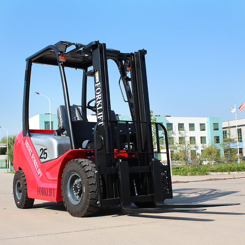 Compact electric forklift