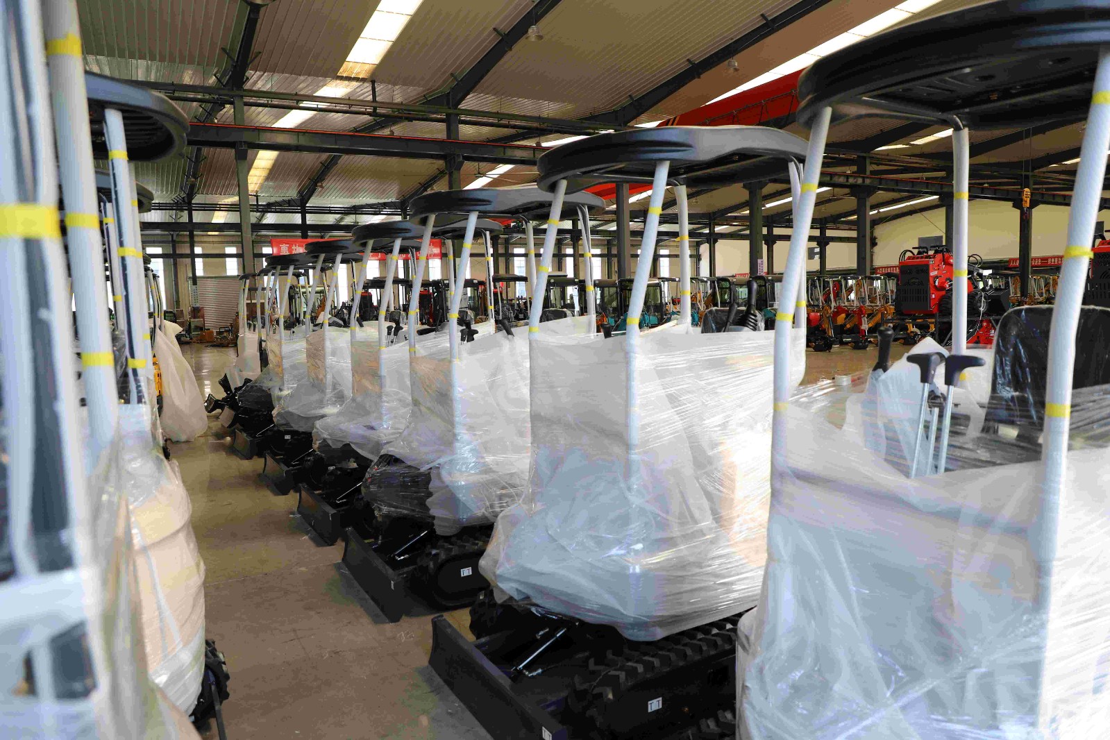 184 Units Mini Excavators Successfully Shipped